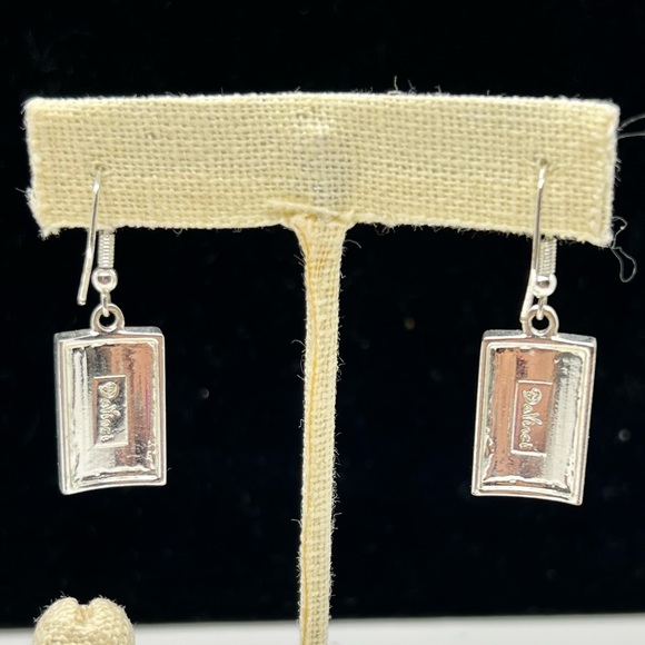 NWOT DaVinci Silver Plated Enamel Ring & Earrings Set - Picture 4 of 6